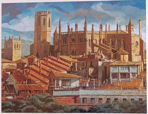 Huesca. La Catedral desde mi estudio